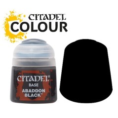 Citadel Base – Abaddon Black (12ml, Réf. 21-25)