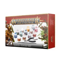 AGE OF SIGMAR : Kit Peintures + Outils – Warhammer (Réf. 80-17)