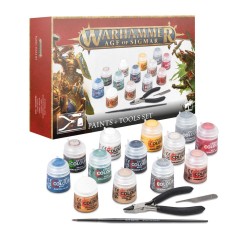 AGE OF SIGMAR : Kit Peintures + Outils – Warhammer (Réf. 80-17) 2