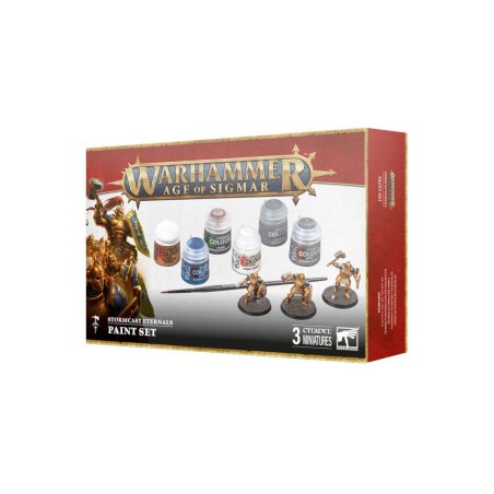 AGE OF SIGMAR : Set Stormcast Eternals + Peintures – Warhammer (Réf. 60-10)