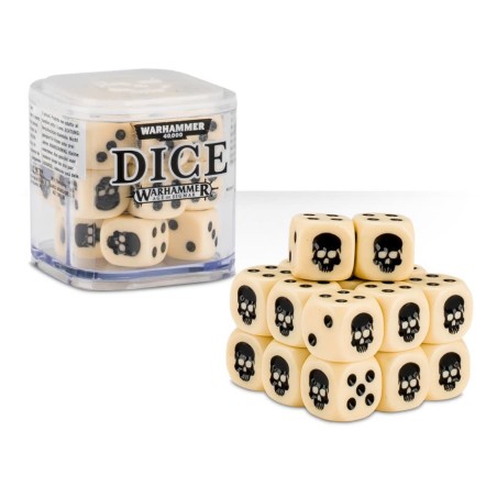 Jeux de Dés 12mm x20 - Citadel  (65-36) beige