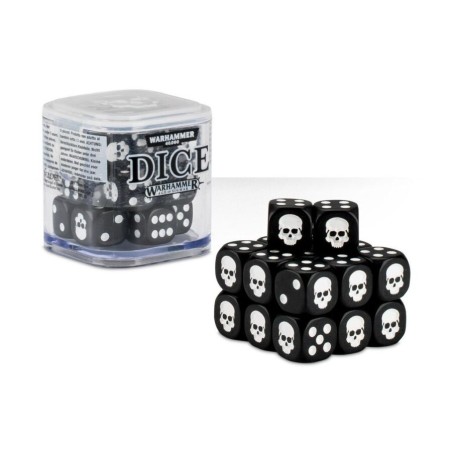 Jeux de Dés 12mm x20 - Citadel  (65-36) noir