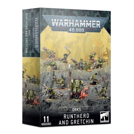 Warhammer 40k – ORKS : Fouettard et Gretchins (13 figurines) (Réf. 50-16)