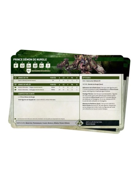 Warhammer 40k - Cartes Techniques – Death Guard (Réf. 43-04)