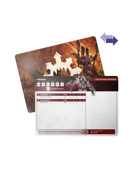Warhammer 40k - Cartes Techniques – World Eaters ( Réf. 67-06)