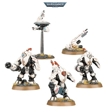 Warhammer 40K - T’AU Empire - Exo-Armures Stealth (3 figurines) ( Réf. 56-14)