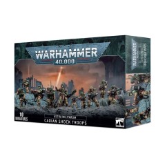 Warhammer 40K - ASTRA MILITARUM - Troupe de choc Cadiennes (10 figurines) ( Réf. 47-33)