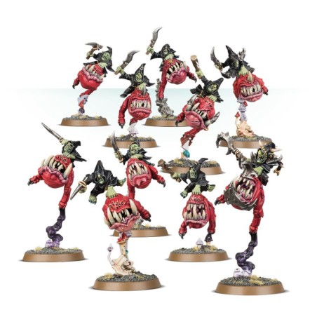 Warhammer Age Of Sigmar -  Gloomspite Gitz - Troupeau de Squid (10 figurines)  (Réf. 89-44)