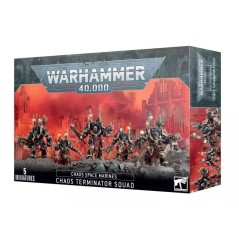 Warhammer 40K – SPACE MARINES DU CHAOS – Escouade de Terminators du Chaos (5 figurines) (Réf. 43-19)
