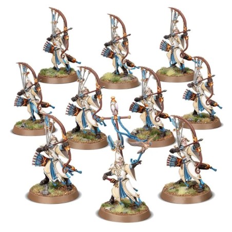 Warhammer Age of Sigmar – LUMINETH – Sentinelles Auraliennes Vanari (10 figurines) (Réf. 87-58)