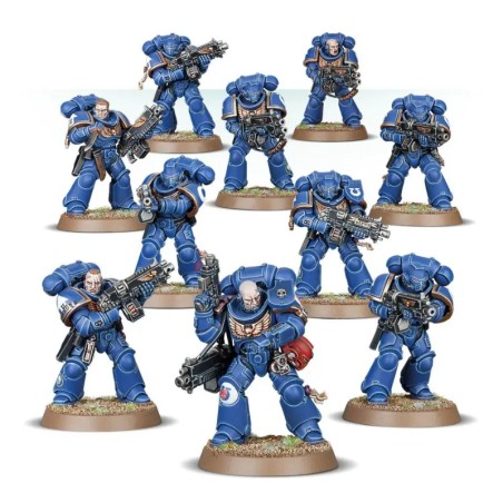 Warhammer 40K – SPACE MARINES – Intercessors Primaris (10 figurines) (Réf. 48-75)