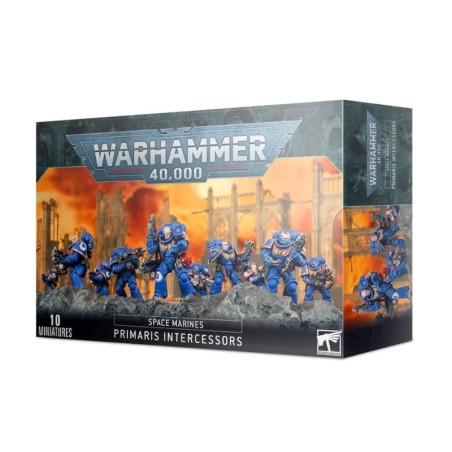 Warhammer 40K – SPACE MARINES – Intercessors Primaris (10 figurines) (Réf. 48-75)