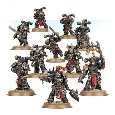 Warhammer 40K – SPACE MARINES DU CHAOS – Légionnaires (10 figurines) (Réf. 43-06)