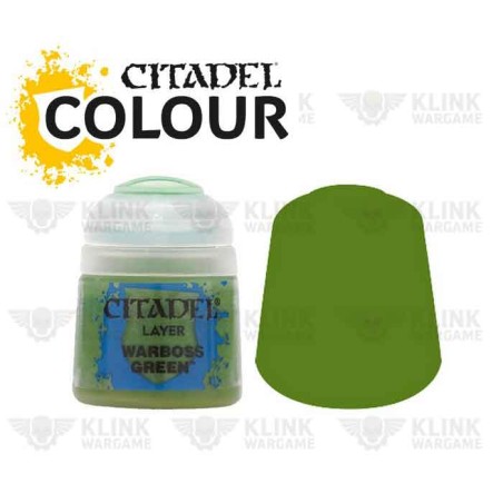 Citadel Layer – Warboss Green (12 ml, Réf. 22-25)