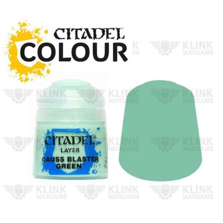 Citadel Layer – Gauss Blaster Green (12 ml, Réf. 22-78)
