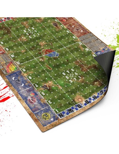 Tapis de jeu Bloodgrass Pitch Fantasy Football Green Stuff World Réf 6319 Wargame Mat