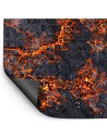 Tapis de jeu Flamecoil Path Volcan 44x60 pouces Green Stuff World Réf 6348 Wargame Mat