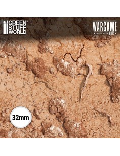 Tapis de jeu Dreadrock Badlands 44x60 pouces Green Stuff World Réf 6349 Wargame Mat 2