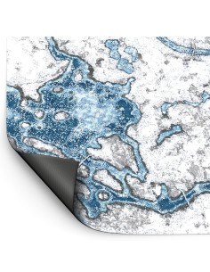 Tapis de jeu Blizzard Hollows 44x60 pouces Green Stuff World Réf 6352 Wargame Mat
