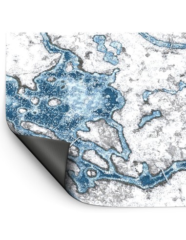 Tapis de jeu Blizzard Hollows 44x60 pouces Green Stuff World Réf 6352 Wargame Mat