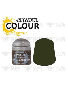Peinture Citadel Technical : Typhus Corrosion (12ml) – Effet Rouille et Salissure