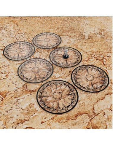 Set de 6 Marqueurs d'Objectifs (192mm) pour Wargames – Green Stuff World