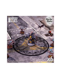 Set de 6 Marqueurs d'Objectifs (192mm) pour Wargames – Green Stuff World 2