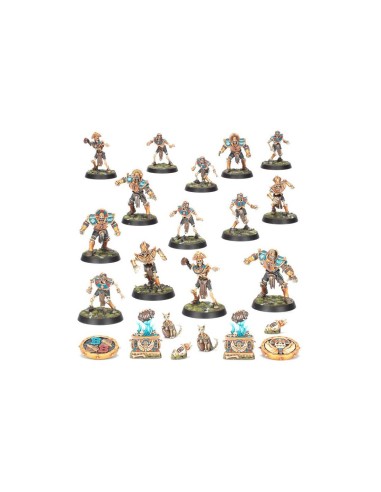 Équipe complète Blood Bowl Rois des Tombes (Khemri) - figurines plastiques à peindre