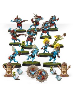 Boîte d'équipe Hommes-Lézards Blood Bowl Gwaka'moli Crater Gators - 12 figurines Citadel 2