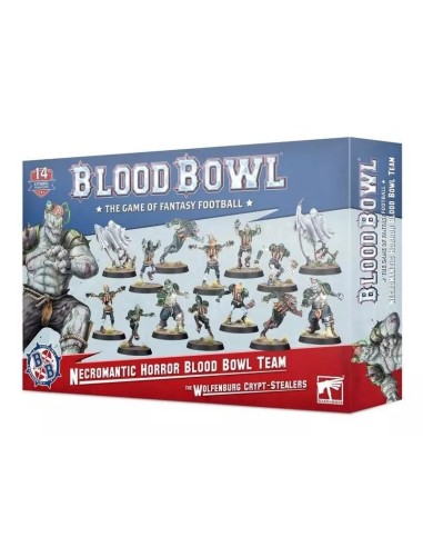 Contenu équipe Horreurs Nécromantiques Blood Bowl : Loups-Garous, Golems, Spectres et citrouilles