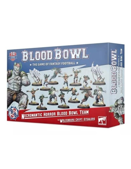 Contenu équipe Horreurs Nécromantiques Blood Bowl : Loups-Garous, Golems, Spectres et citrouilles