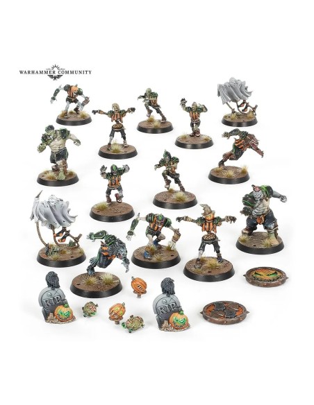 Boîte d'équipe Horreurs Nécromantiques Blood Bowl The Wolfenburg Crypt-Stealers - 14 figurines