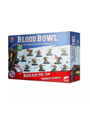 Boîte d'équipe Skaven Blood Bowl The Skavenblight Scramblers - 12 figurines Citadel