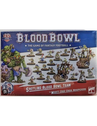 Boîte d'équipe Snotling Blood Bowl The Mighty Crud-Creek Nosepickers - 20 figurines Citadel