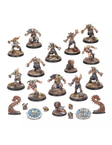 Boîte d'équipe Nordique Blood Bowl Norsca Rampagers - 14 figurines Citadel