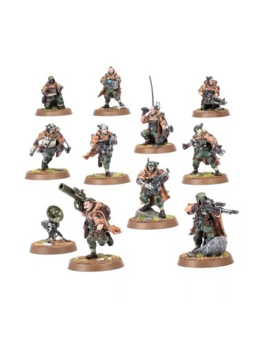 Kill Team Jaeger d'Armageddon - 10 figurines d'éclaireurs de la Garde Impériale
