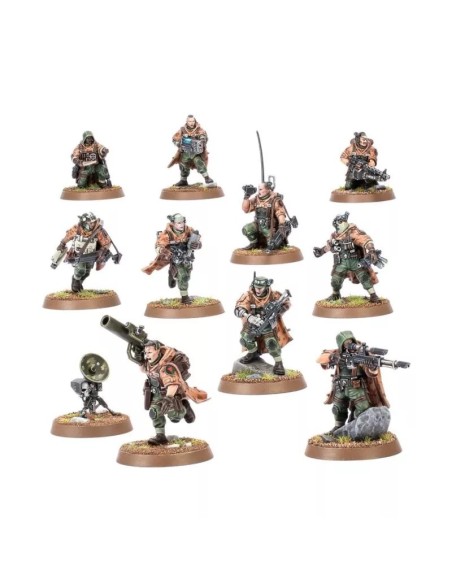 Kill Team Jaeger d'Armageddon - 10 figurines d'éclaireurs de la Garde Impériale