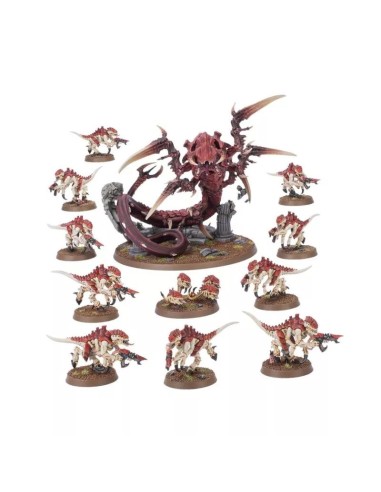 Kill Team meute Tyranide - 12 figurines dont Termagants et l'imposant Norn Emissary