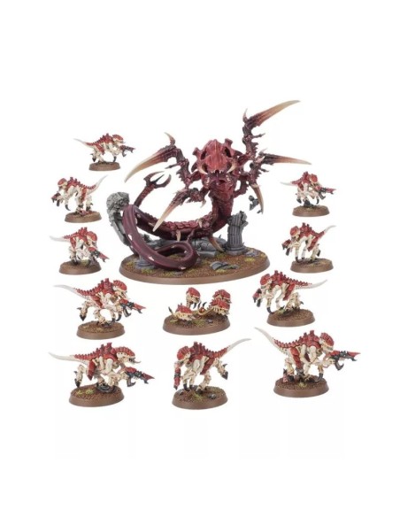 Kill Team meute Tyranide - 12 figurines dont Termagants et l'imposant Norn Emissary