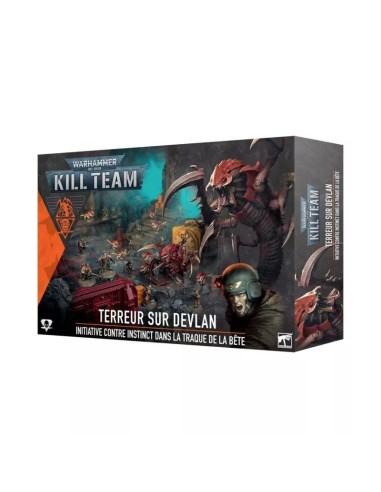 Boîte de jeu Kill Team Terreur sur Devlan - extension d'escarmouche Warhammer 40k