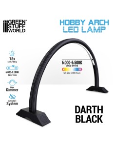 Lampe LED Hobby Arch Darth Black Green Stuff World - variateur et lumière blanche 6000-6500K 2