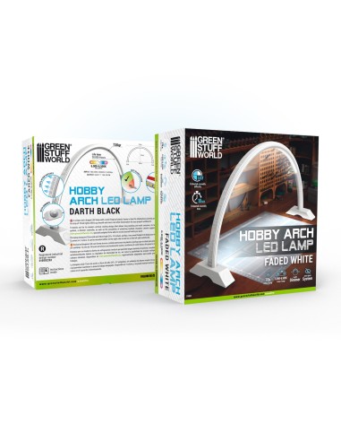 Boîte d'origine Lampe LED Hobby Arch Faded White Référence 11061 Green Stuff World