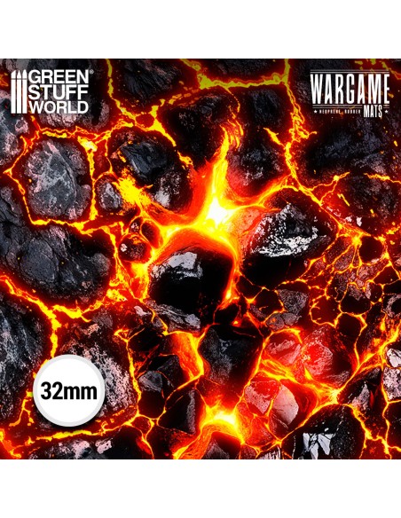 Gros plan roches en fusion et failles lumineuses tapis de jeu wargame 4x6 pieds
