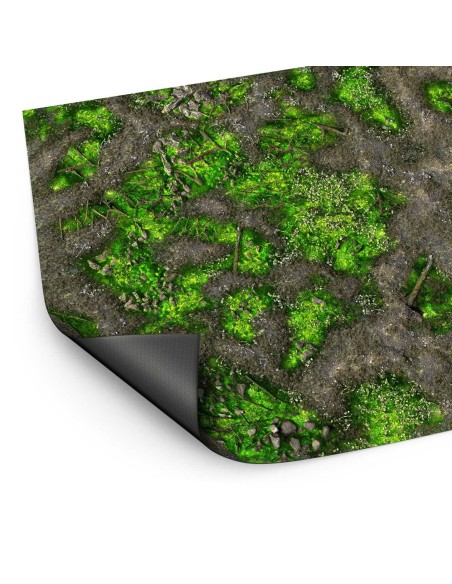 Tapis de jeu néoprène XL 120x180cm Boneblight Marsh Green Stuff World