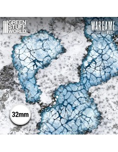 Tapis de jeu néoprène XL 120x180cm Blizzard Hollows Green Stuff World 2